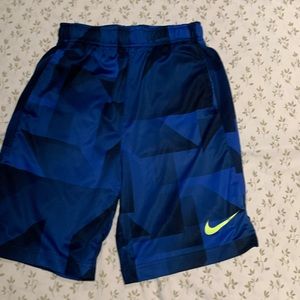 Blue nike gym shorts